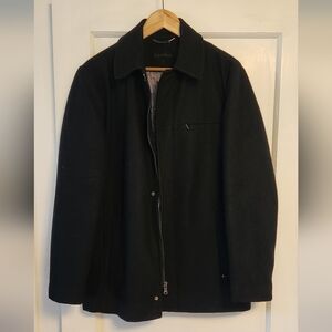 Calvin Klein Men's Classic Black Pea Coat